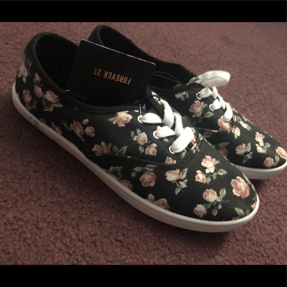 Cute floral shoes